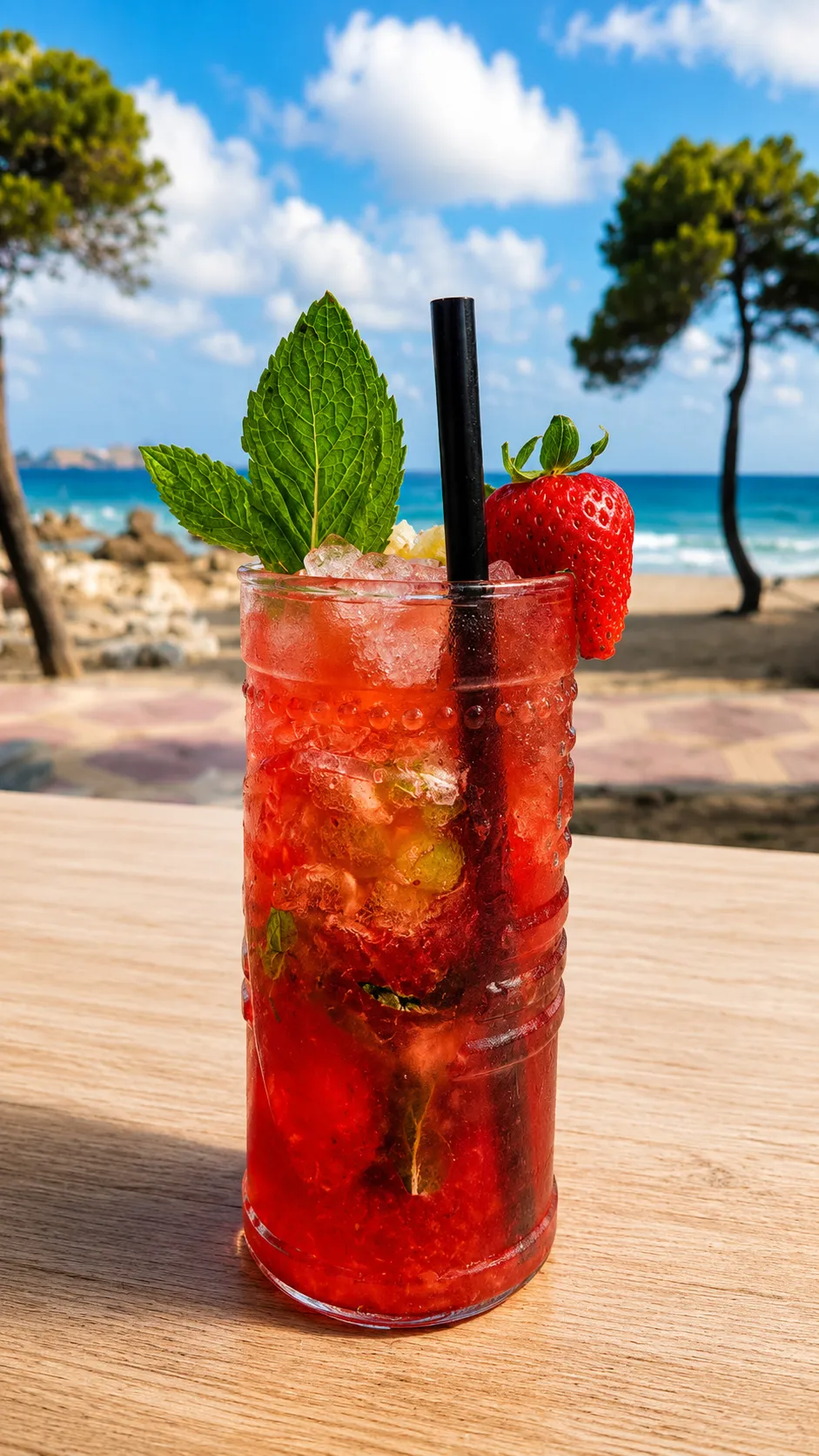 Strawberry Banana Mojito