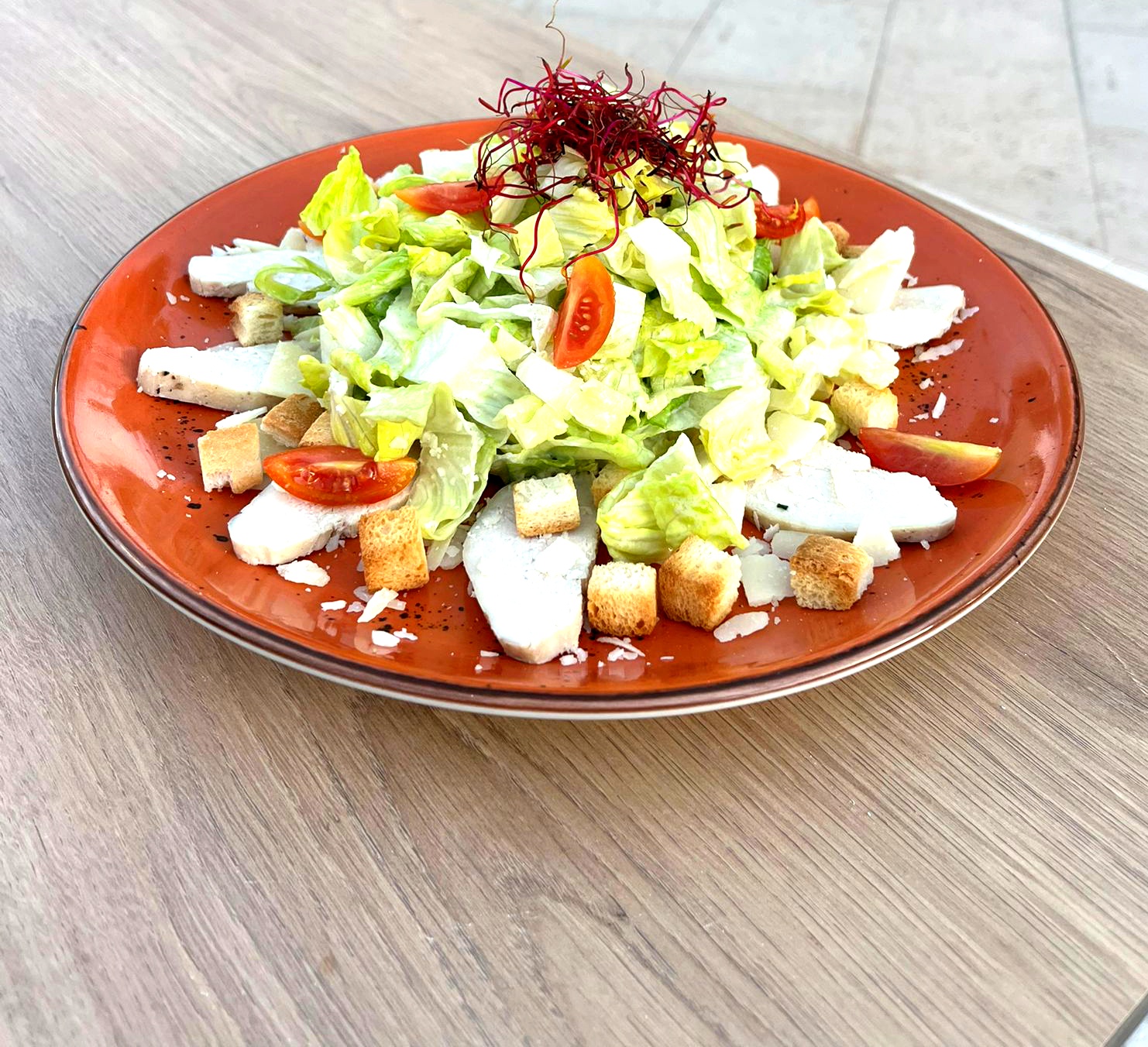 Ensalada de calabaza asada y burrata